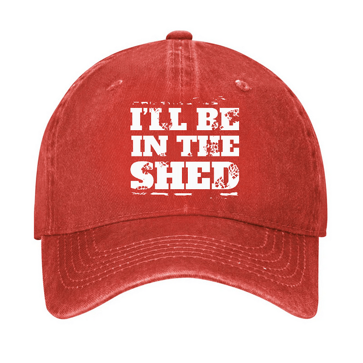 Maturelion I'll Be In The Shed Funny Men's Fix Cap-Maturelion