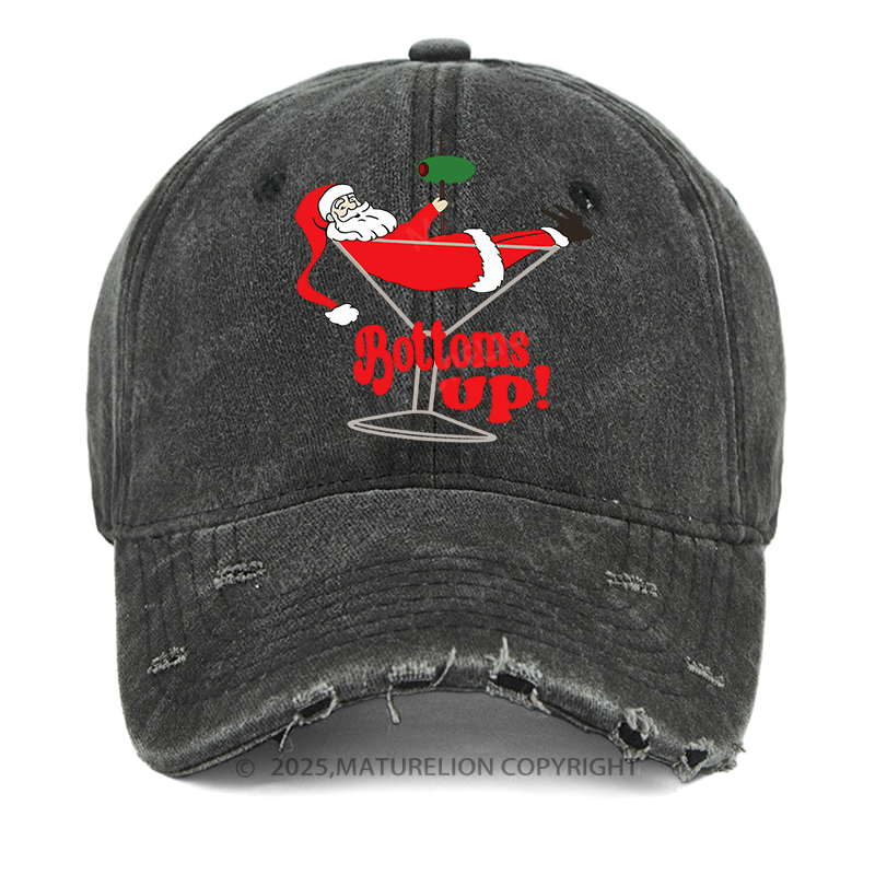 Maturelion Bottoms Up! Holiday Cap