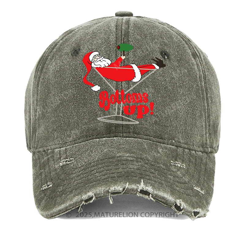 Maturelion Bottoms Up! Holiday Cap