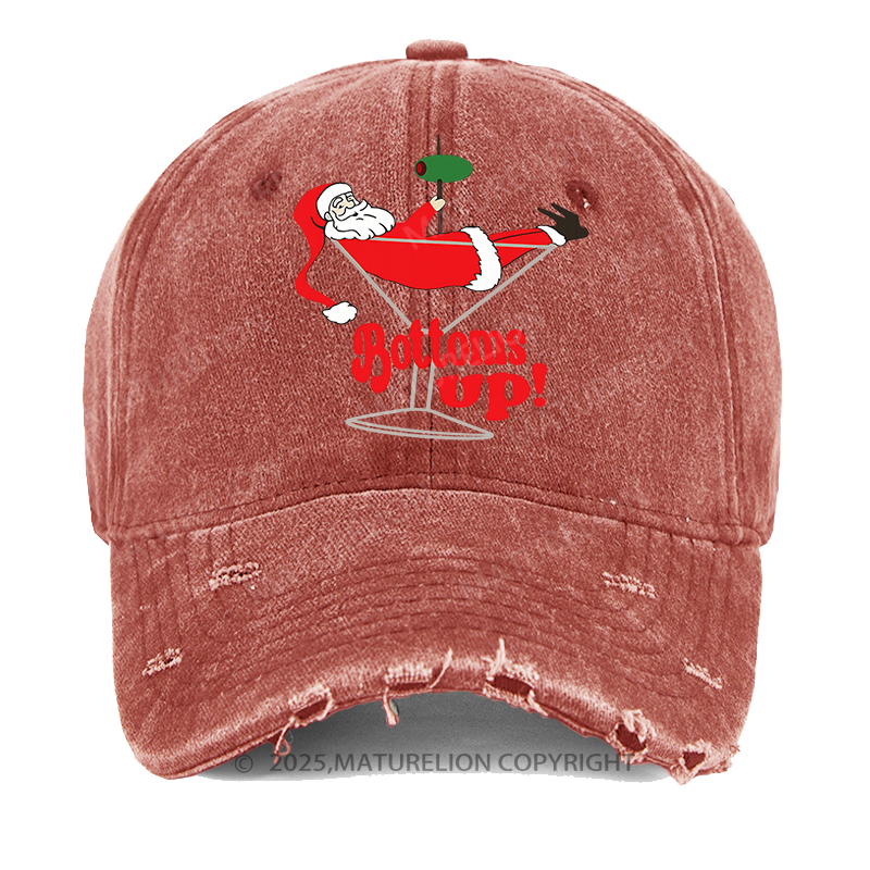 Maturelion Bottoms Up! Holiday Cap