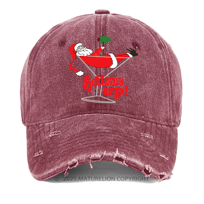 Maturelion Bottoms Up! Holiday Cap