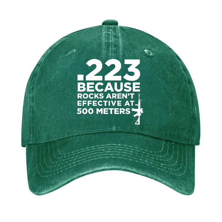 Maturelion .223 Because Rocks Aren'T Effective At 500 Meters Cap (Free Customization)-Maturelion