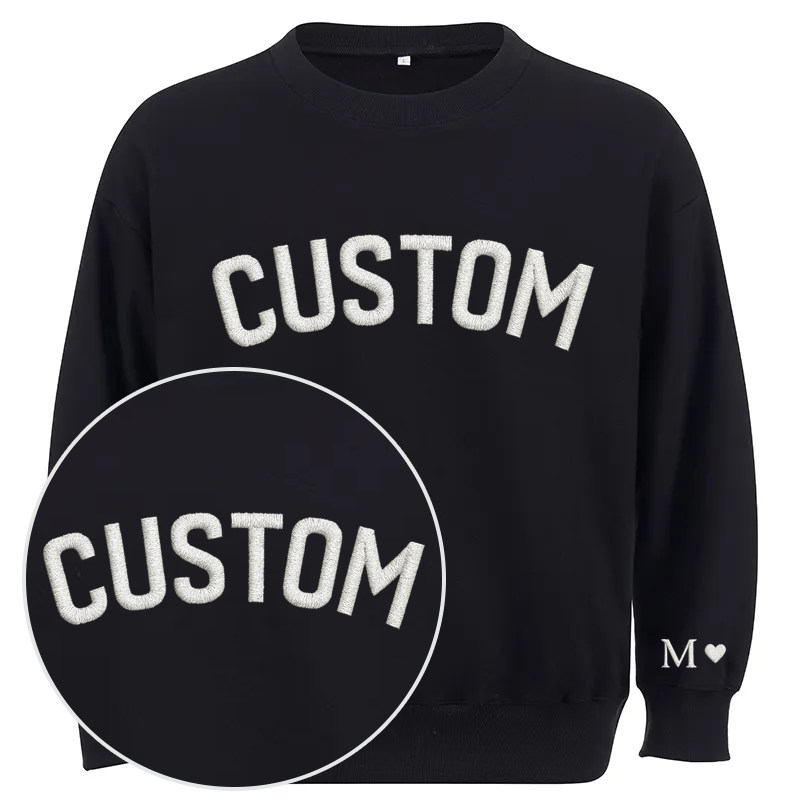 Maturelion Your Text Hoodie Cotton Sweatshirt