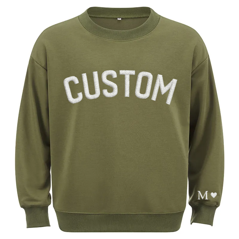 Maturelion Your Text Hoodie Cotton Sweatshirt