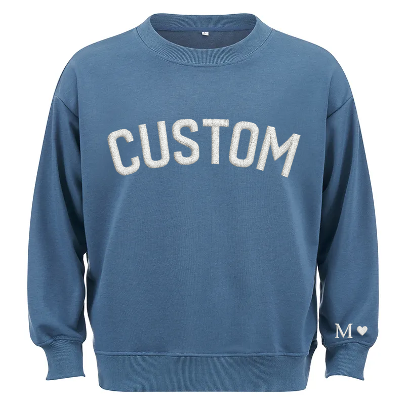 Maturelion Your Text Hoodie Cotton Sweatshirt