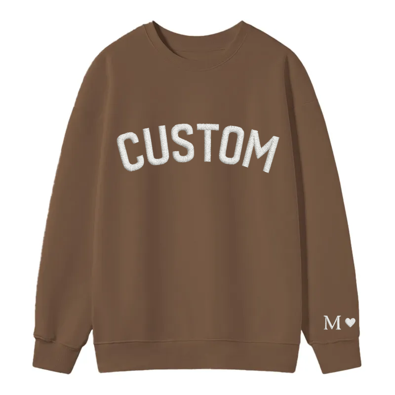 Maturelion Your Text Hoodie Cotton Sweatshirt