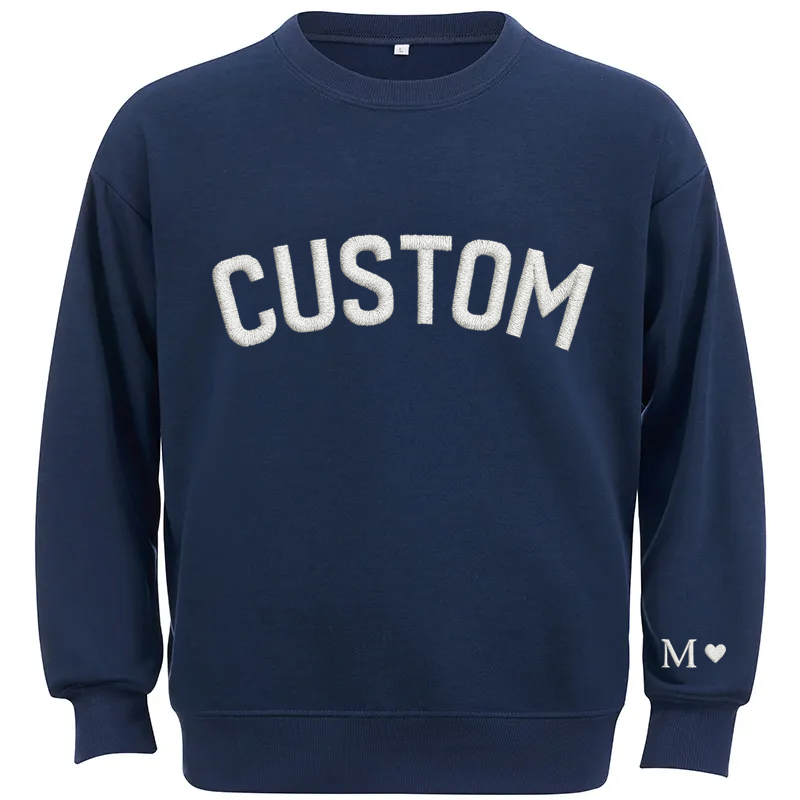 Maturelion Your Text Hoodie Cotton Sweatshirt