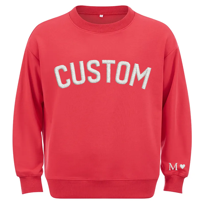 Maturelion Your Text Hoodie Cotton Sweatshirt