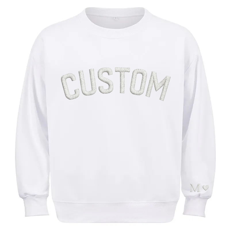 Maturelion Your Text Hoodie Cotton Sweatshirt