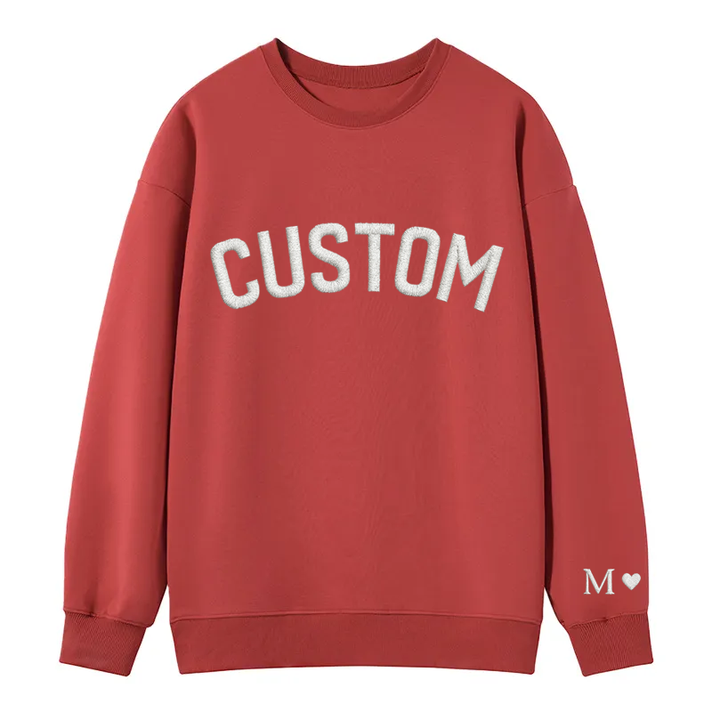 Maturelion Your Text Hoodie Cotton Sweatshirt