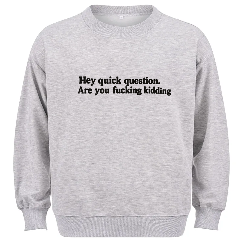 Maturelion Sarcasm Cotton Sweatshirt