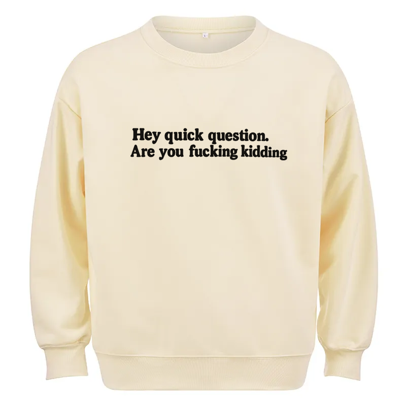 Maturelion Sarcasm Cotton Sweatshirt