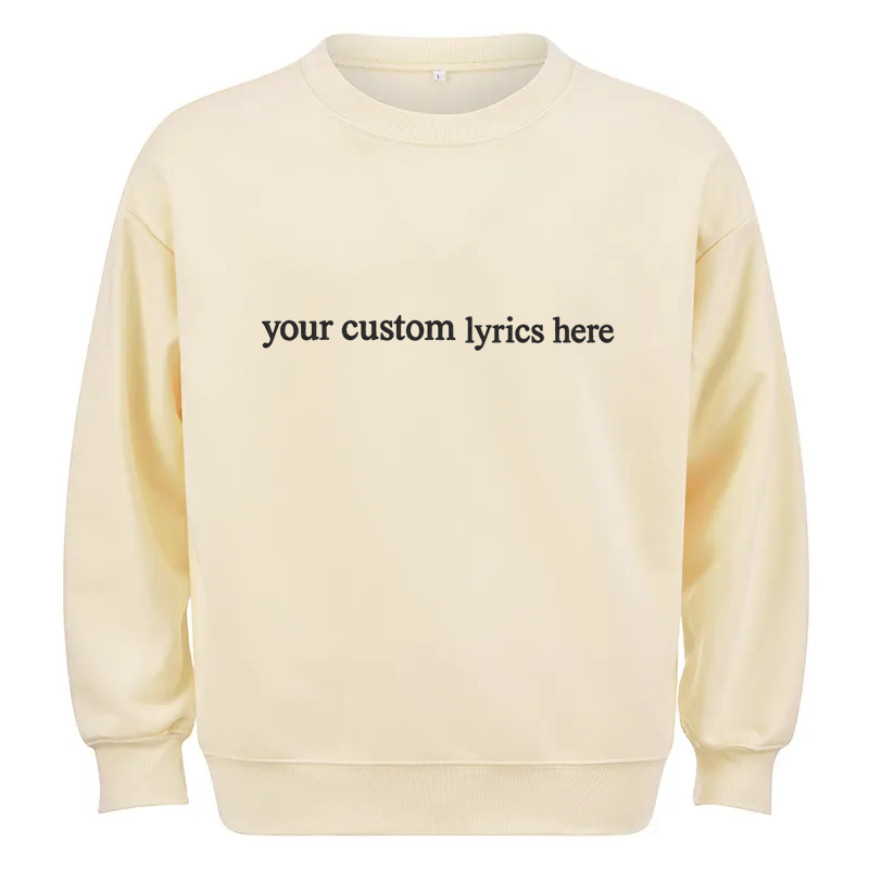 Maturelion Custom Lyrics Cotton Sweatshirt