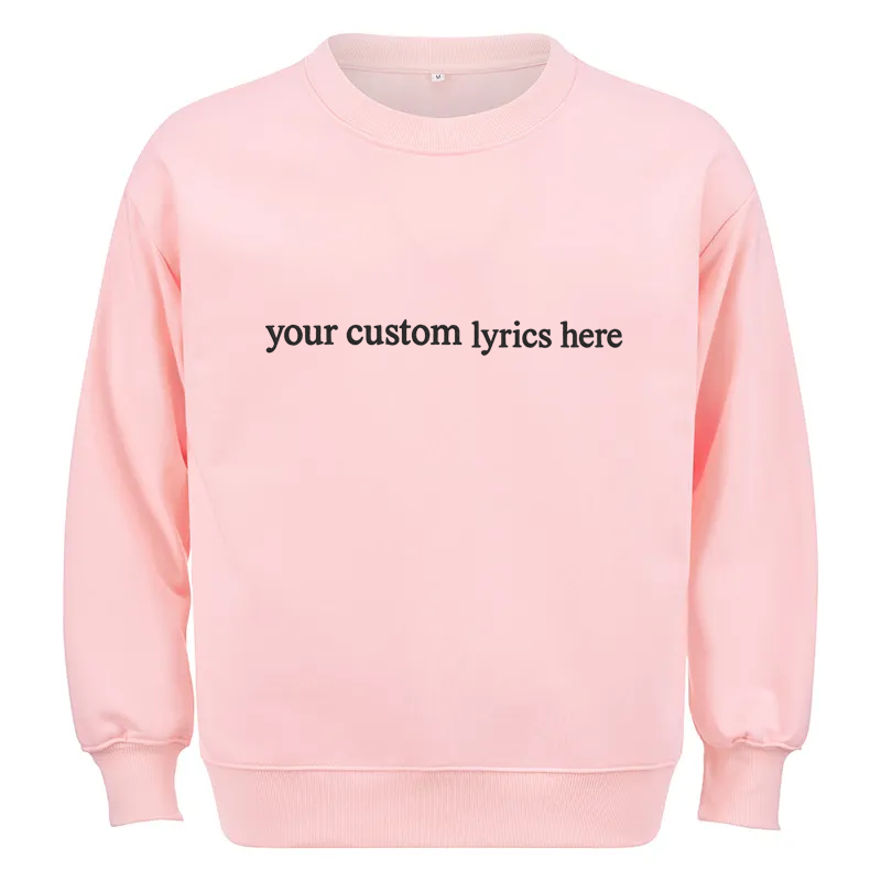 Maturelion Custom Lyrics Cotton Sweatshirt
