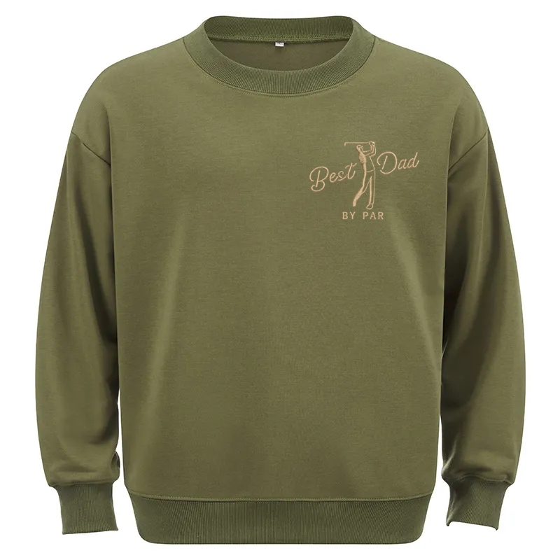 Maturelion Best Dad By Par Cotton Sweatshirt