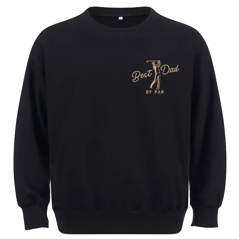 Maturelion Best Dad By Par Cotton Sweatshirt