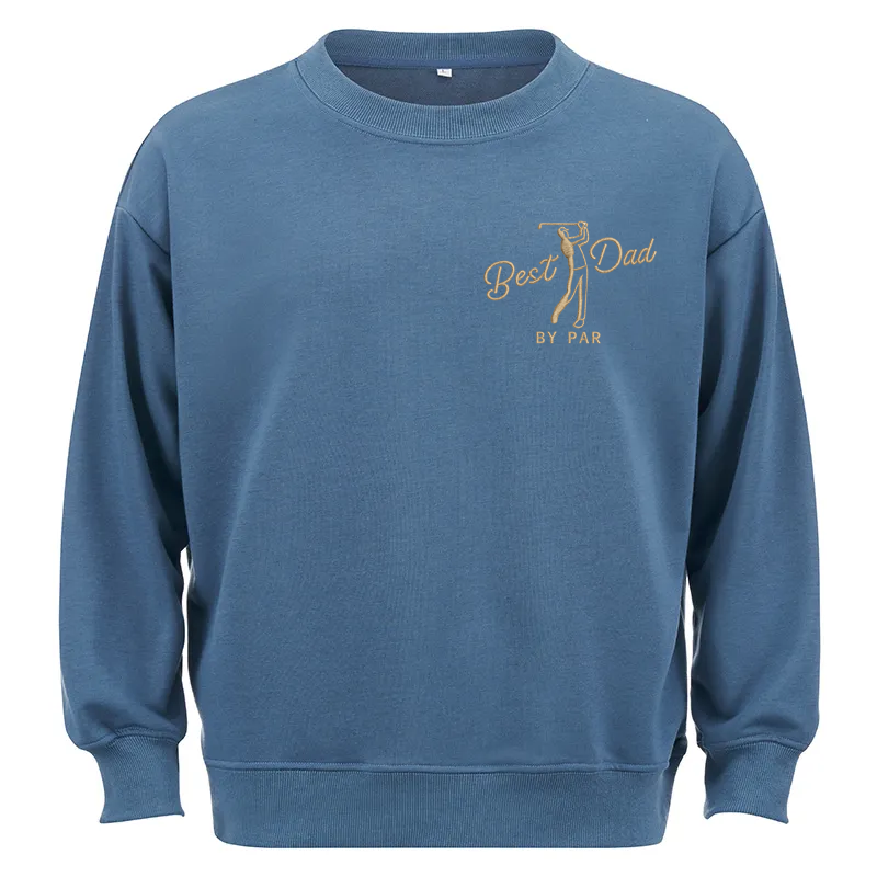 Maturelion Best Dad By Par Cotton Sweatshirt