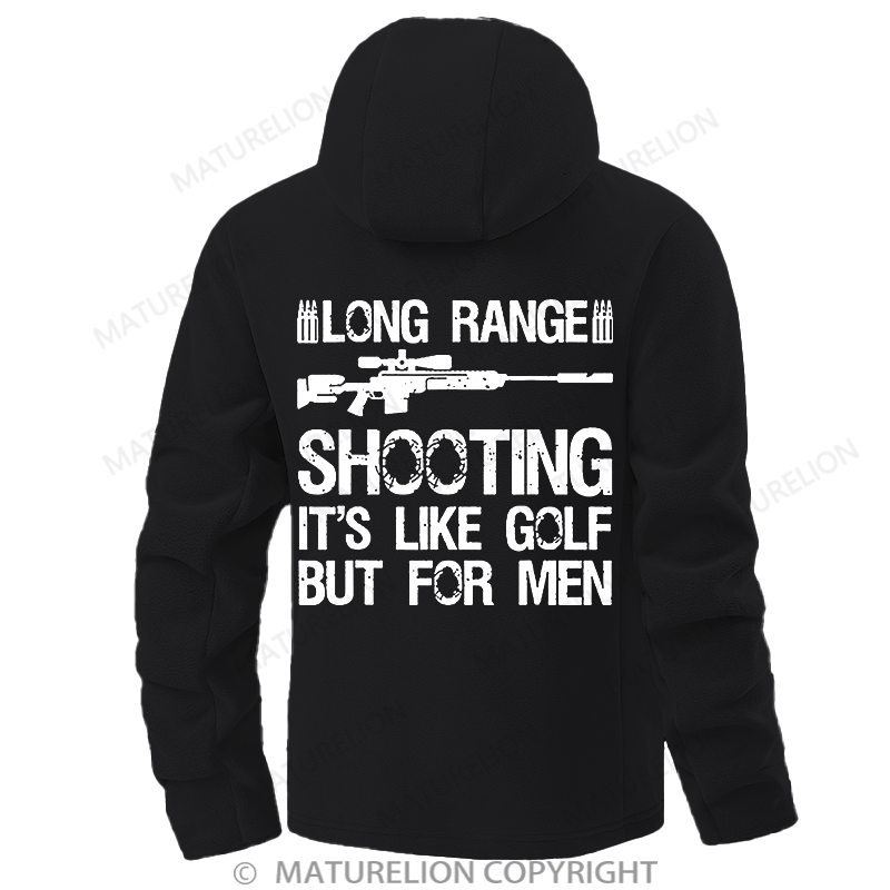 Maturelion Men's Hoodie Unvaccinated Conservative Meat Eating Gun Owner Funny Offended Double-Sided Fleece Hoodie