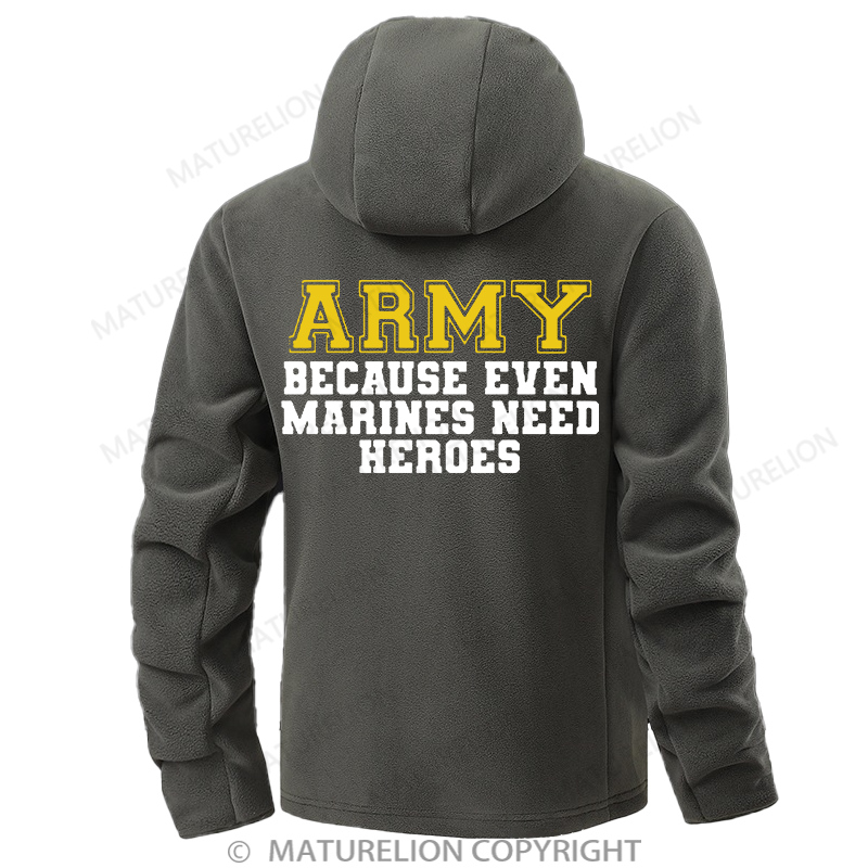 Maturelion Men's Hoodie Grumpy Old Vet Double-Sided Fleece Hoodie