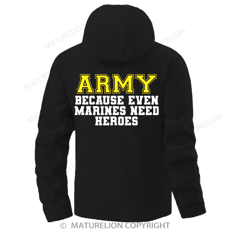 Maturelion Men's Hoodie Grumpy Old Vet Double-Sided Fleece Hoodie