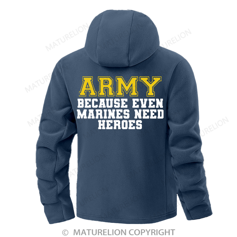 Maturelion Men's Hoodie Grumpy Old Vet Double-Sided Fleece Hoodie