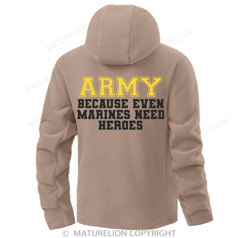 Maturelion Men's Hoodie Grumpy Old Vet Double-Sided Fleece Hoodie