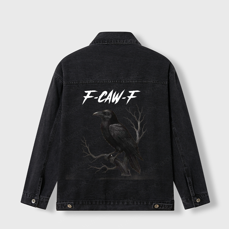 Maturelion Men's Jacket F-Caw-F Denim Jacket