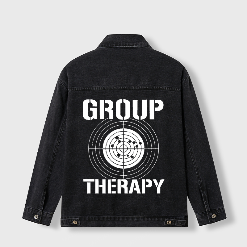 Maturelion Men's Jacket Group Therapy Denim Jacket