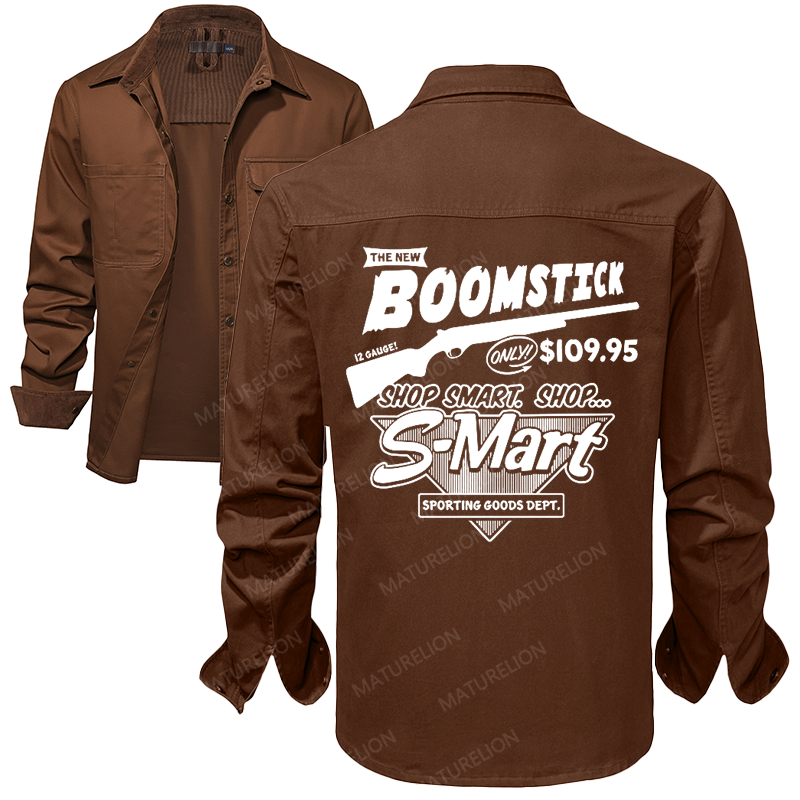 Maturelion Men's Work Shirt Boomstick Work Shirt Jacket