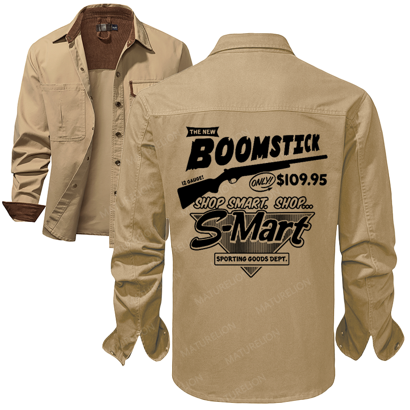 Maturelion Men's Work Shirt Boomstick Work Shirt Jacket