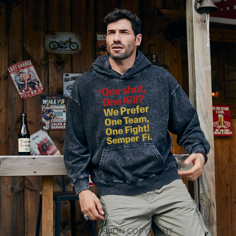 Maturelion Men's Hoodies 250th Anniversary Washed Hoodie