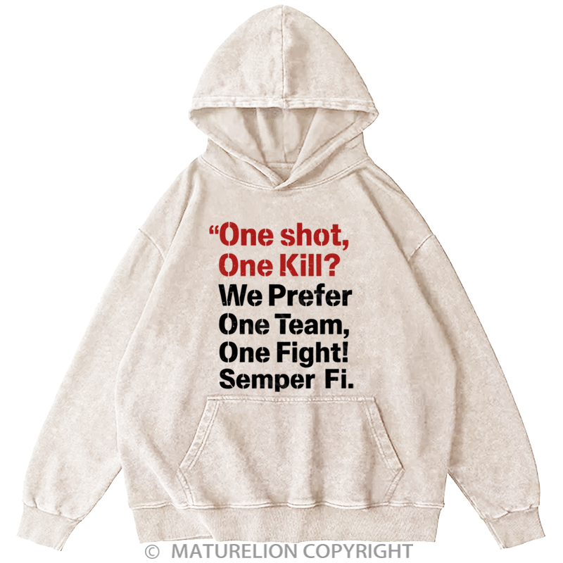 Maturelion Men's Hoodies 250th Anniversary Washed Hoodie