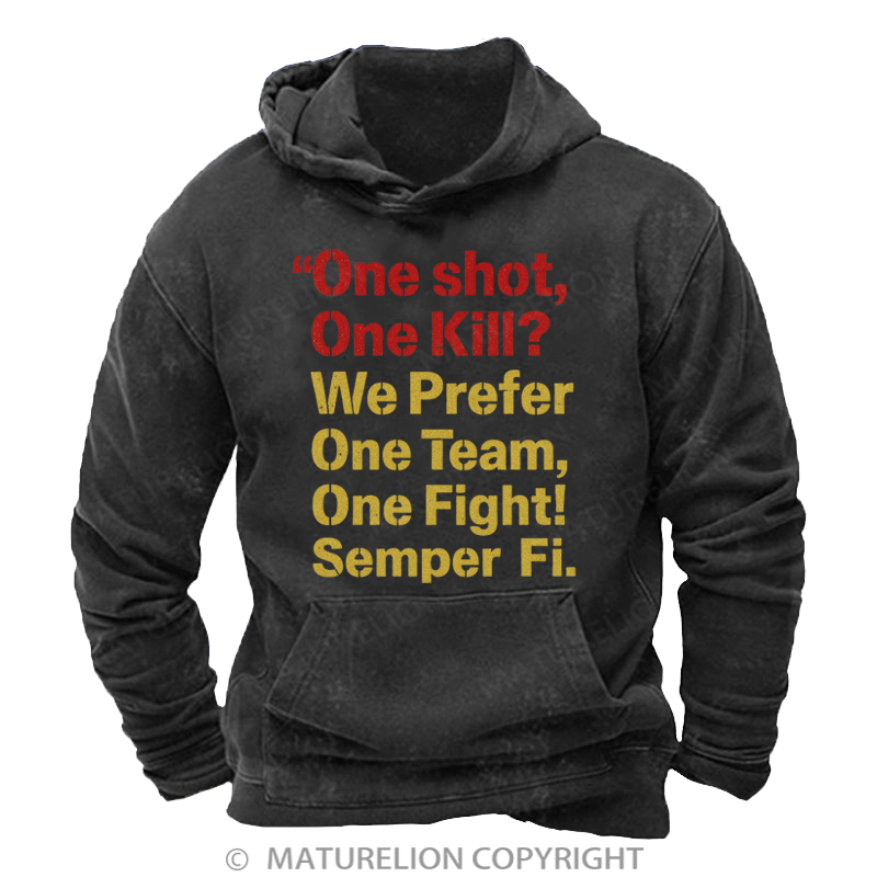 Maturelion Men's Hoodies 250th Anniversary Washed Hoodie