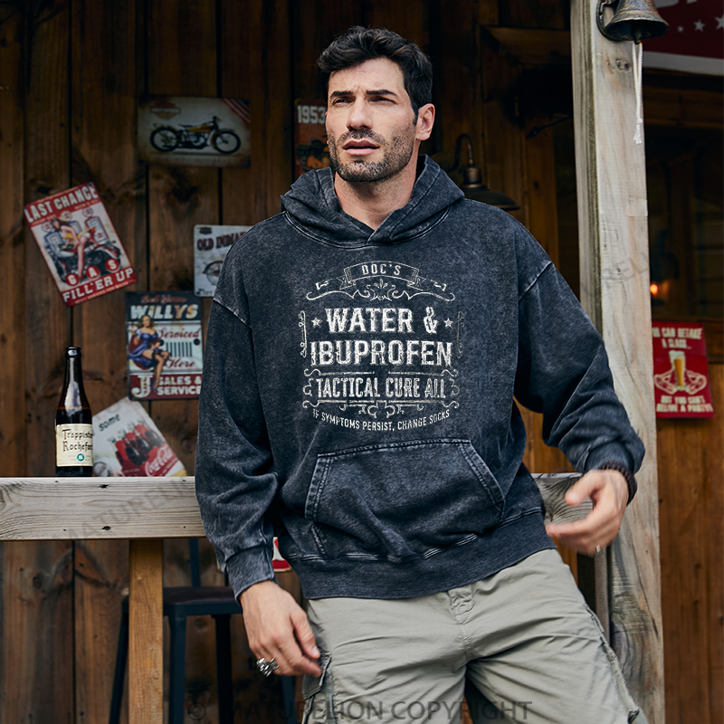 Maturelion Water & Ibuprofen Washed Hoodie