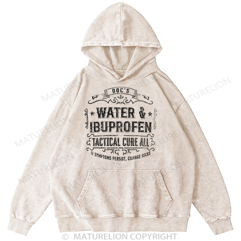 Maturelion Water & Ibuprofen Washed Hoodie Sale-Maturelion