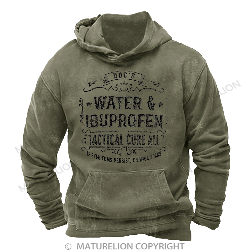 Maturelion Water & Ibuprofen Washed Hoodie
