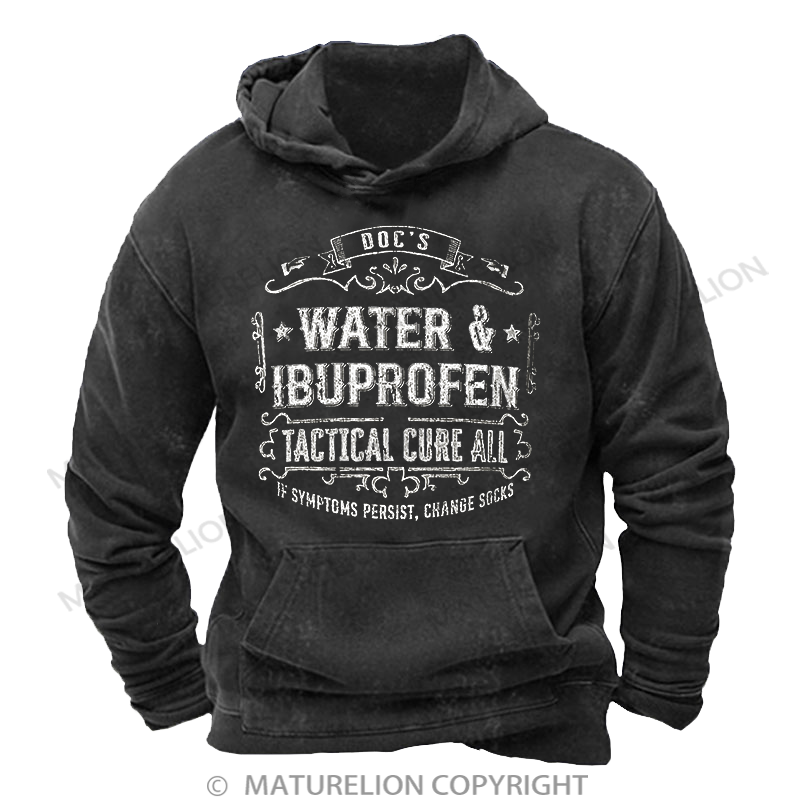 Maturelion Water & Ibuprofen Washed Hoodie