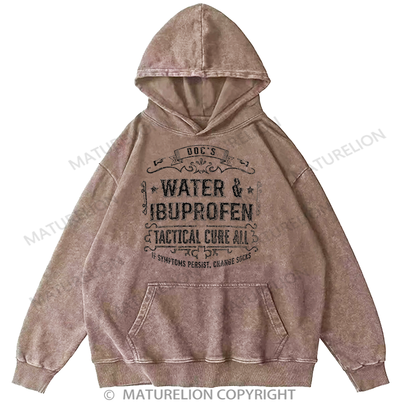 Maturelion Water & Ibuprofen Washed Hoodie