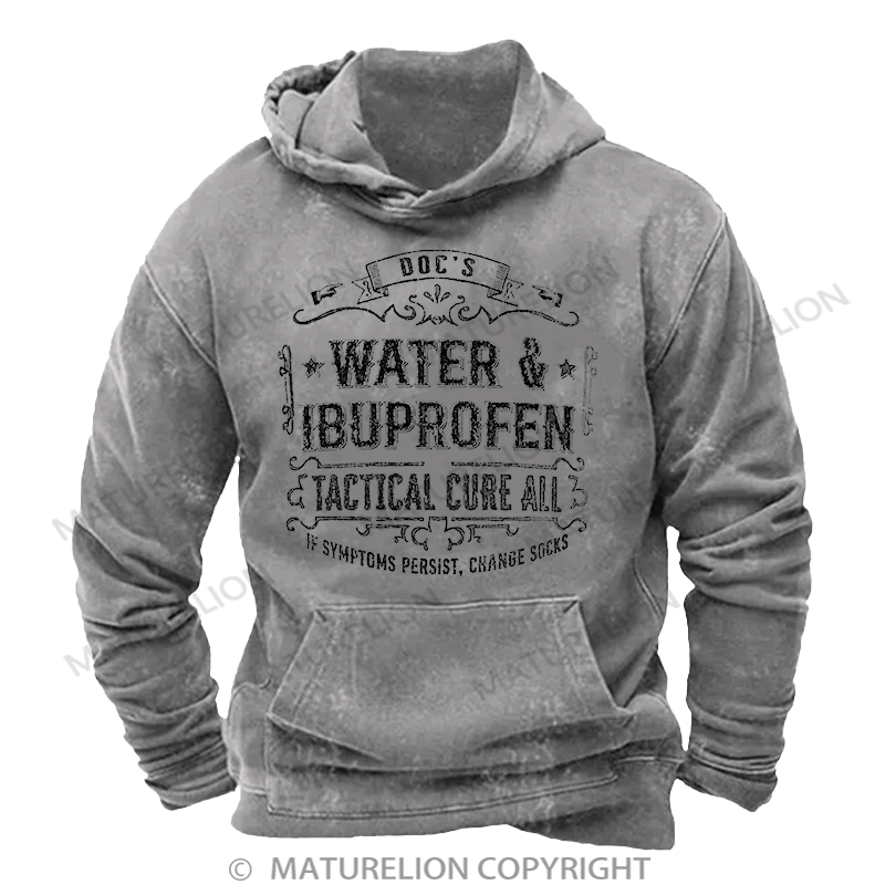 Maturelion Water & Ibuprofen Washed Hoodie