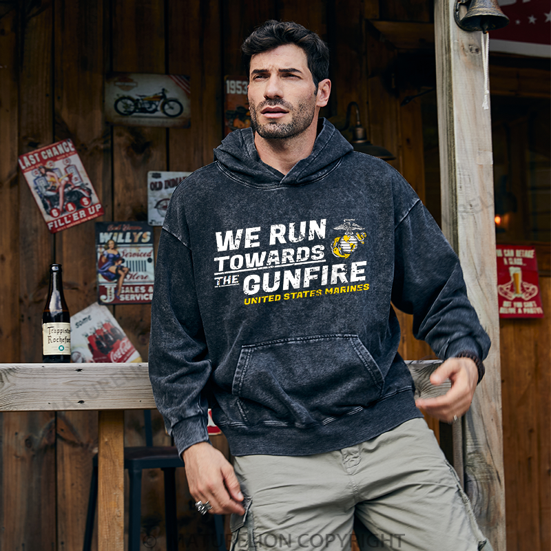 Maturelion Towards The Gunfire Washed Hoodie