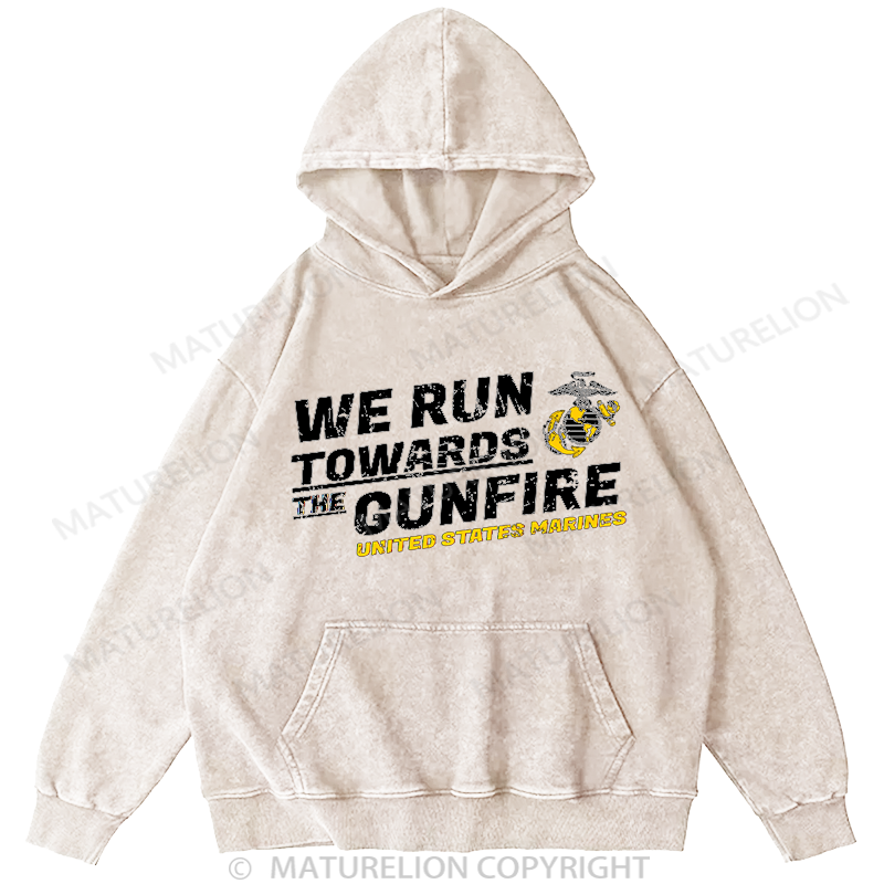 Maturelion Towards The Gunfire Washed Hoodie
