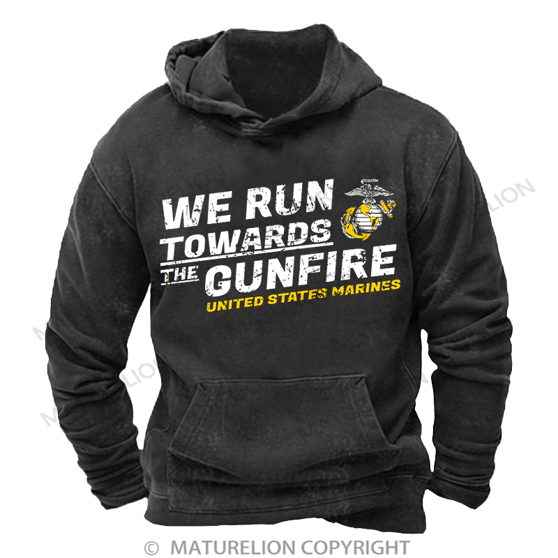Maturelion Towards The Gunfire Washed Hoodie