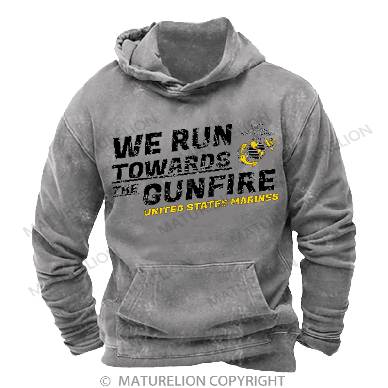 Maturelion Towards The Gunfire Washed Hoodie