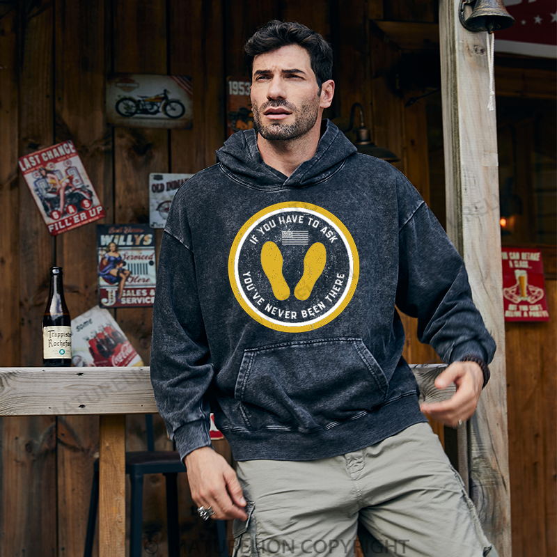 Maturelion If You Have To Ask Washed Hoodie