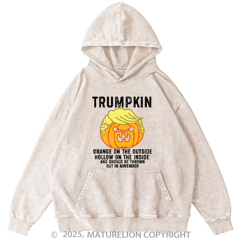 Maturelion Men's Hoodie   Washed Hoodie