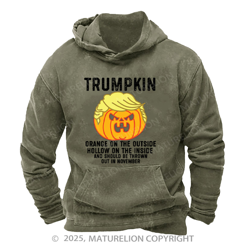 Maturelion Men's Hoodie   Washed Hoodie