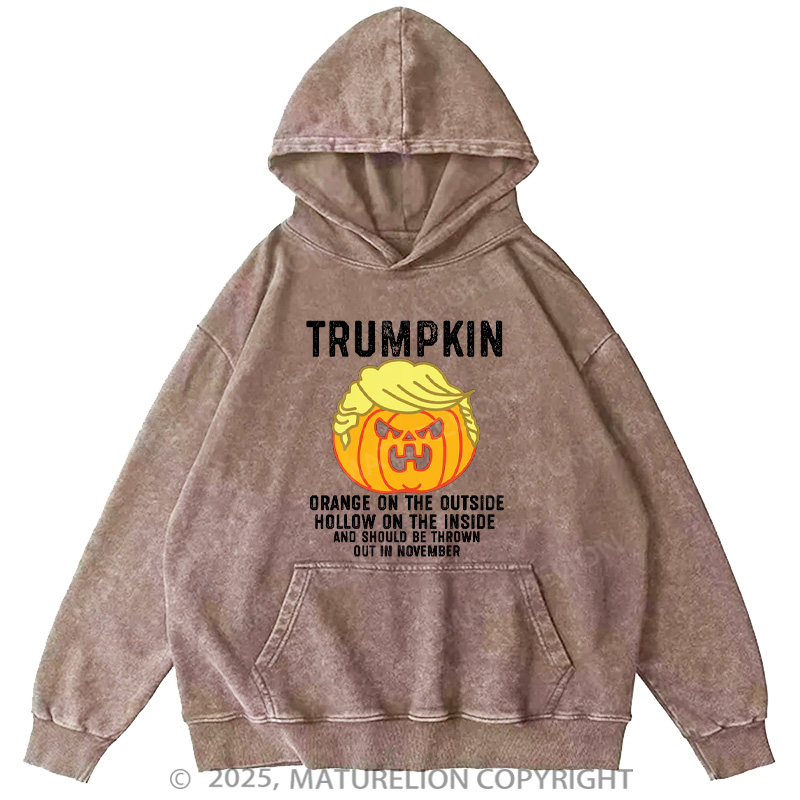 Maturelion Men's Hoodie   Washed Hoodie