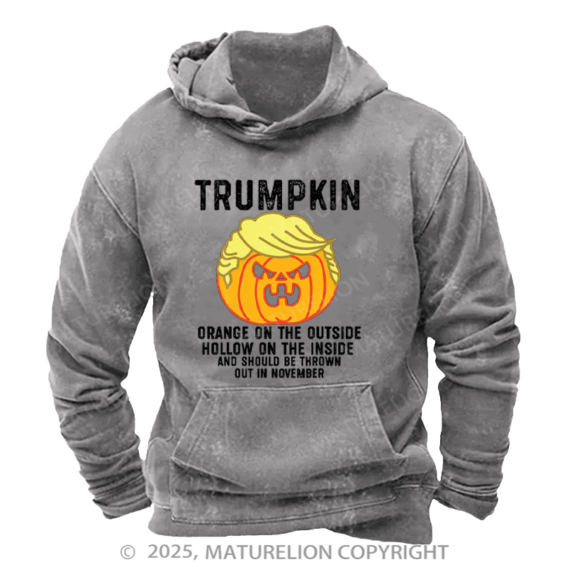 Maturelion Men's Hoodie   Washed Hoodie