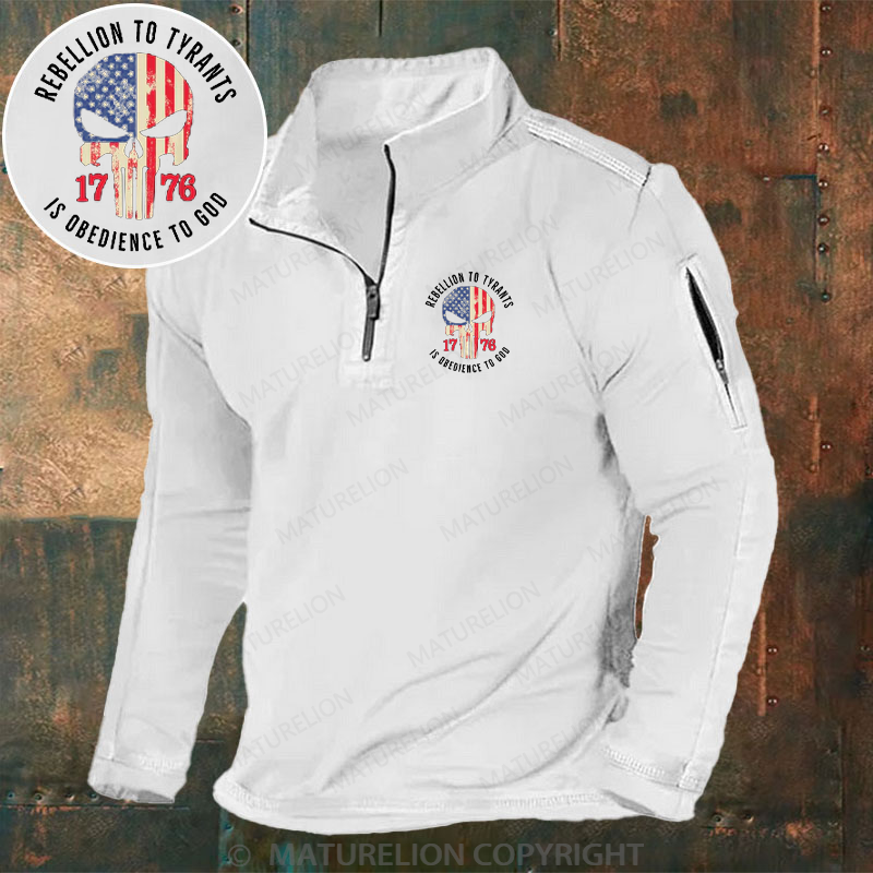 Maturelion Men's Henley Shirt Rebellion To Tyrants Henley Shirt