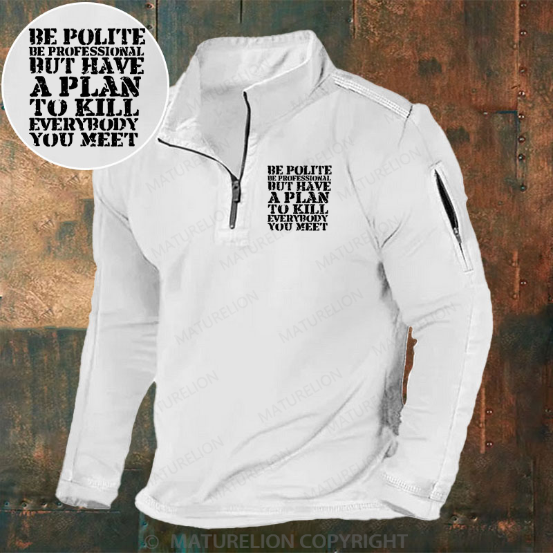 Maturelion Men's Henley Shirt Plan Behind the Smile Henley Shirt